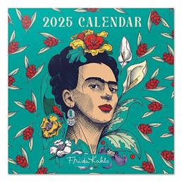 Frida Kahlo Ημερήσιο Επιτοίχιο Ημερολόγιο 2025 30x30εκ. Grupo Erik