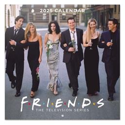 Ημερήσιο Επιτοίχιο Ημερολόγιο 2025 Friends 30x30εκ. Grupo Erik