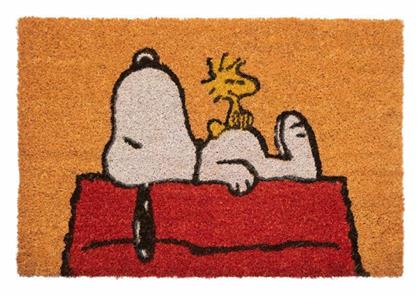 Πατάκι Εισόδου από Κοκοφοίνικα Snoopy Καφέ 60x40εκ. Grupo Erik