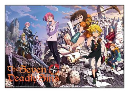 Σουμέν Μονό Πλαστικό The Seven Deadly Sins Πολύχρωμο 49.5x34.5cm Grupo Erik