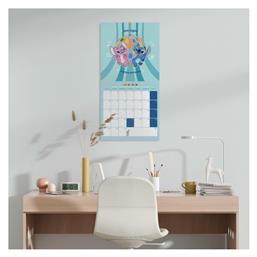 Stitch Ημερήσιο Επιτοίχιο Ημερολόγιο 2025 30x30εκ. Grupo Erik