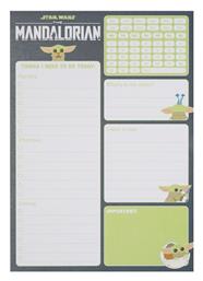 The Mandalorian Ημερήσιο Planner Πράσινο 14x20εκ. Grupo Erik