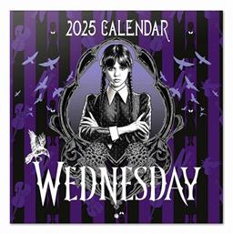 Wednesday Ημερήσιο Επιτοίχιο Ημερολόγιο 2025 30x30εκ. Grupo Erik