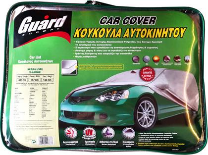 Hatchback Κουκούλα Αυτοκινήτου με Τσάντα Μεταφοράς 430x157x135cm Αδιάβροχη Large για Hatchback που Στερεώνεται με Λάστιχο Guard