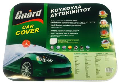 Hatchback Κουκούλα Αυτοκινήτου με Τσάντα Μεταφοράς 417x157x135cm Αδιάβροχη XLarge για Hatchback Guard