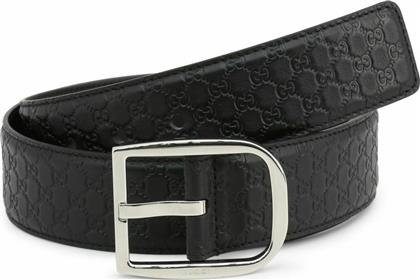 Gucci Ανδρική Ζώνη Δερμάτινη Μαύρη από το 99FashionBrands