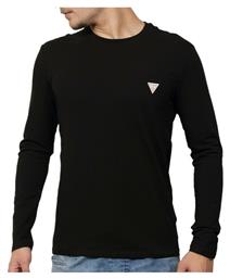 Ανδρική Μπλούζα Μακρυμάνικη Μαύρη Guess