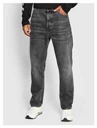 Ανδρικό Παντελόνι Τζιν σε Relaxed Εφαρμογή Γκρι Guess