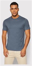 Ανδρικό T-shirt Μπλε Μονόχρωμο Guess