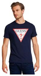 Ανδρικό T-shirt Κοντομάνικο Navy Μπλε Guess