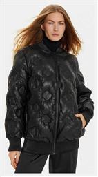 Μπουφάν Bomber από Δερματίνη Guess