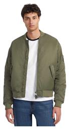 Μπουφάν Bomber Χακί Guess