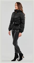 Μπουφάν Puffer Μαύρο Guess