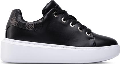 Guess Bradly 2 Γυναικεία Flatforms Sneakers Μαύρα από το Z-mall