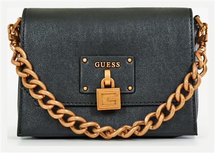 Centre Stage Γυναικεία Τσάντα Χιαστί Μαύρη Guess