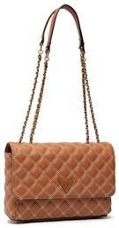 Cessily Γυναικεία Flap Bag 'Ωμου σε Ταμπά χρώμα Guess