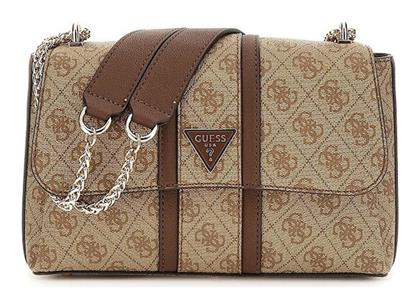 Convertible Γυναικεία Τσάντα Ώμου Μπεζ Guess