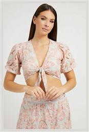 Crop Top Ροζ Guess