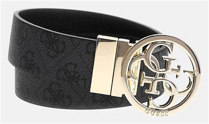 Δερμάτινη Γυναικεία Ζώνη Μαύρη Guess