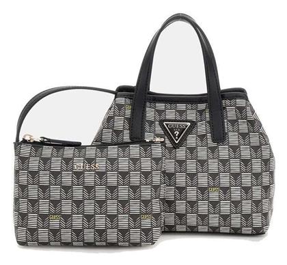 G Wave Γυναικεία Τσάντα Tote Χειρός Μαύρη Guess
