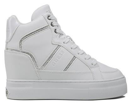 Γυναικεία Μποτάκια με Πλατφόρμα Λευκά Guess