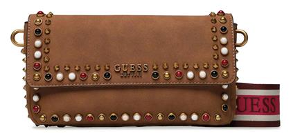 Γυναικεία Τσάντα Χιαστί Καφέ Guess