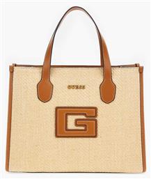 Γυναικεία Τσάντα Ώμου Μπεζ Guess