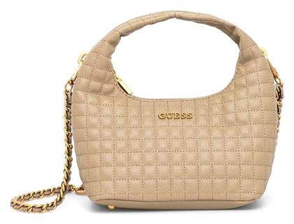 Γυναικεία Τσάντα Ώμου Καφέ Guess