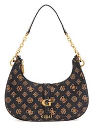 Γυναικεία Τσάντα Ώμου Καφέ Guess