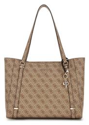 Γυναικεία Τσάντα Ώμου Καφέ Guess