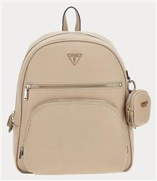 Γυναικεία Τσάντα Πλάτης Εκρού Guess