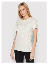 Γυναικείο Αθλητικό T-shirt Μπεζ Ανοιχτό Guess