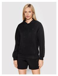 Γυναικείο Φούτερ με Κουκούλα Μαύρο Guess
