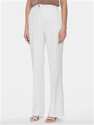 Γυναικείο Υφασμάτινο Παντελόνι σε Slim Εφαρμογή Λευκό Guess