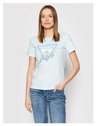 Γυναικείο T-shirt Γαλάζιο Guess