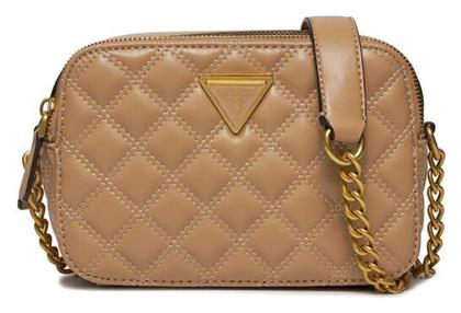 Giully Γυναικεία Τσάντα Χιαστί Beige Guess