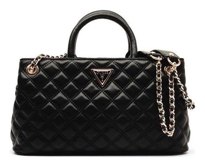 Giully Γυναικεία Τσάντα Χειρός Μαύρη Guess