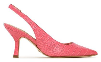 Γόβες με Λουράκι & Λεπτό Μεσαίο Τακούνι Peach Guess