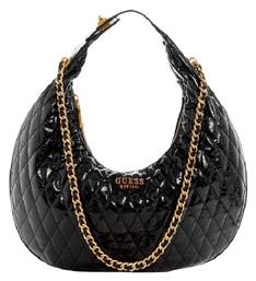 HWQK8776020 Γυναικεία Τσάντα Ώμου Μαύρη Guess