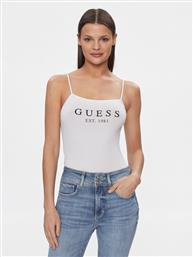 Kbbu1 Γυναικείο Κορμάκι Λευκό Guess