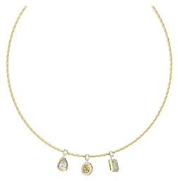 Κολιέ από Ατσάλι με Ζιργκόν Guess