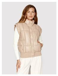 W2YN12WE480 Αμάνικο Μπουφάν Puffer από Δερματίνη Guess