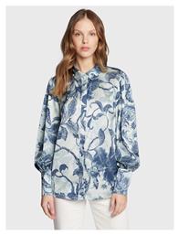 Μακρυμάνικο Γυναικείο Πουκάμισο Γαλάζιο Guess