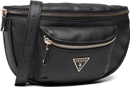 Guess Manhattan Mini Belt Bag Γυναικείο Τσαντάκι Μέσης Μαύρο από το Koolfly