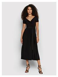 Midi All Day Φόρεμα Κοντομάνικο Μαύρο Guess