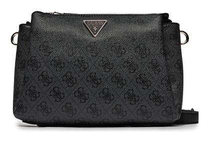 Noelle Γυναικεία Τσάντα Χιαστί Γκρι Guess
