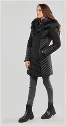 Oxana Κοντό Γυναικείο Puffer Μπουφάν Μαύρο Guess