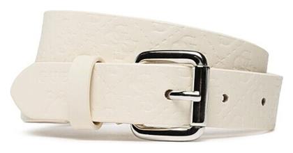 Παιδική Ζώνη Δερμάτινη Εκρού Guess