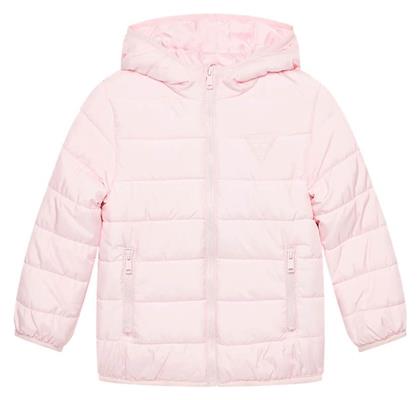 Παιδικό Καπιτονέ Μπουφάν με Κουκούλα Ballet Pink Guess από το Modivo