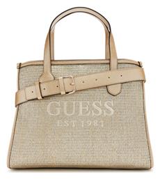 Silvana Γυναικεία Τσάντα Tote Χειρός Χρυσή Guess